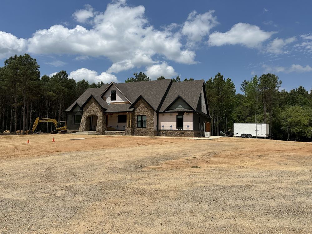Home site prep by Vaughn Lyle Contracting in West Georgia