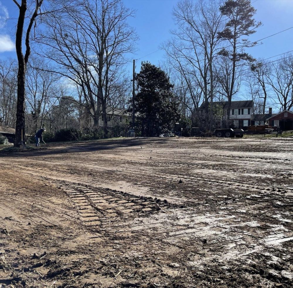 Property grading and prep for turf by Vaughn Lyle Contracting in West Georgia
