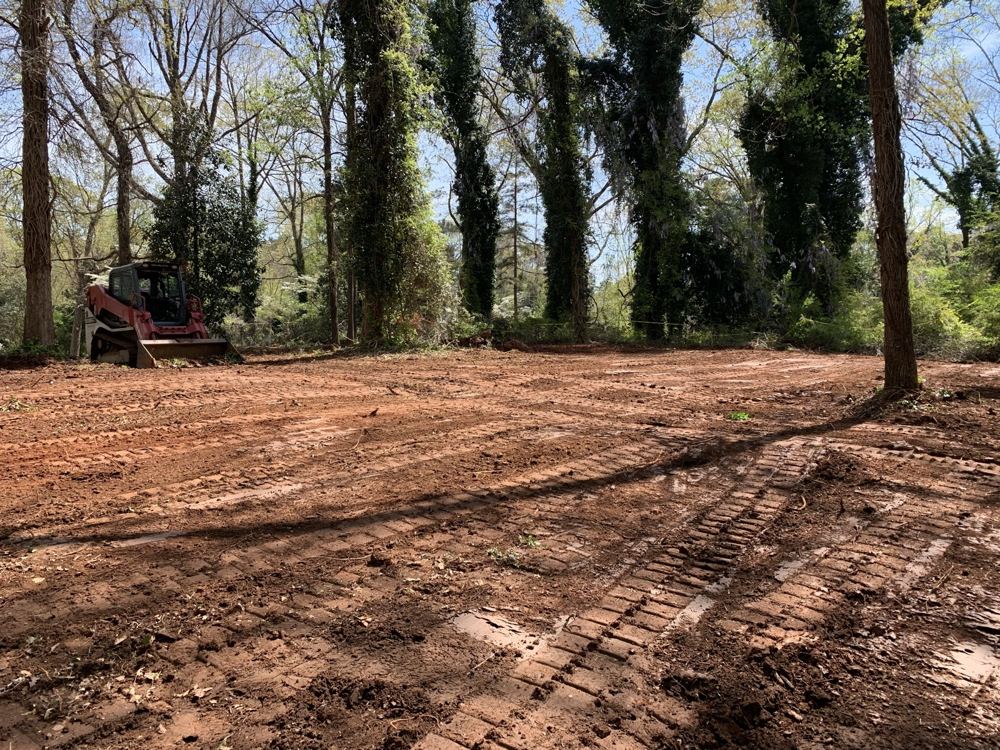 Site grading and pad prep by Vaughn Lyle Contracting in West Georgia